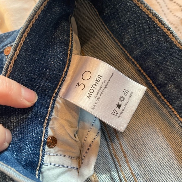 MOTHER Dark Blue Flare Jeans - Picture 5 of 9